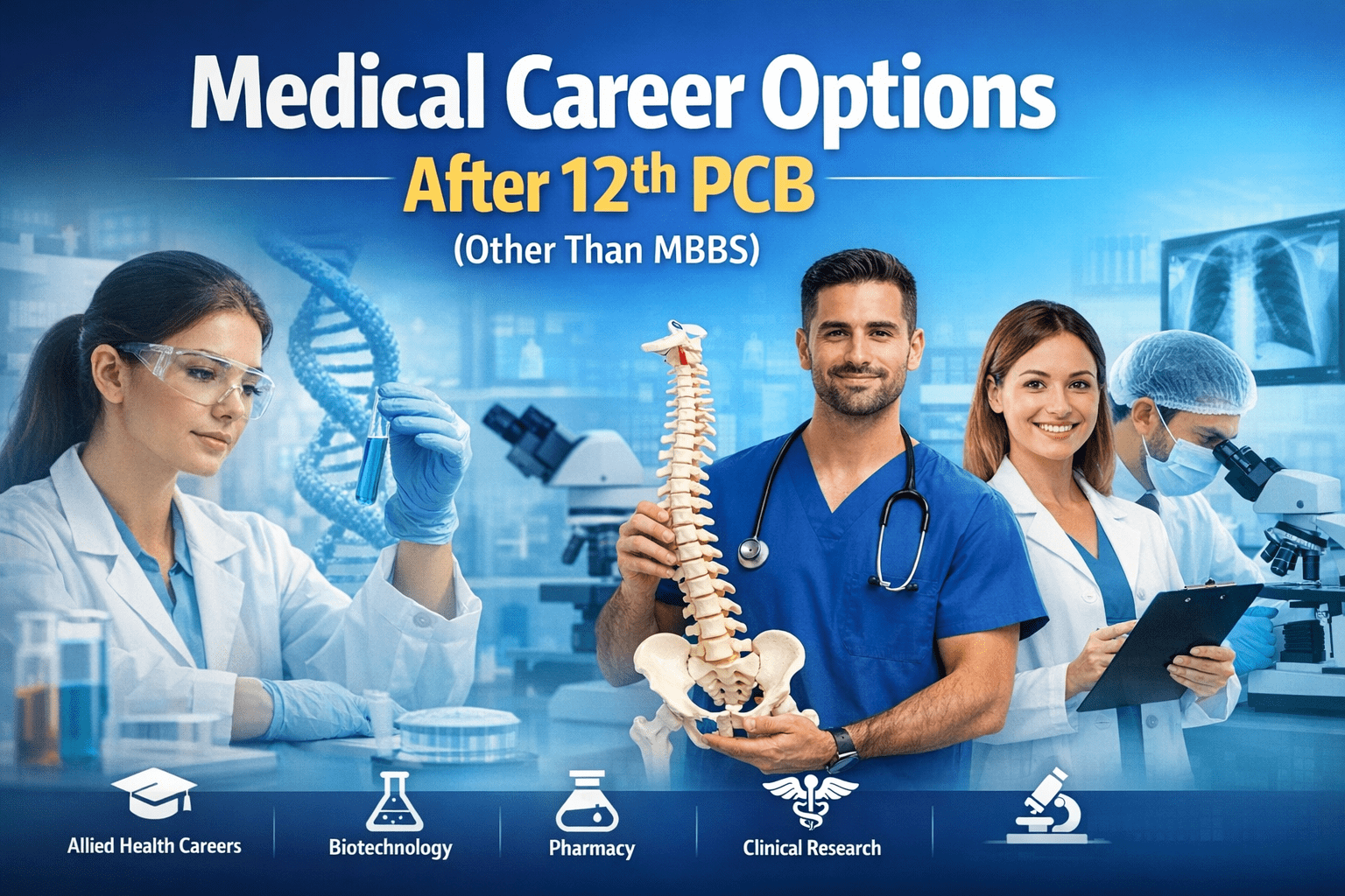 Medical Career Options After 12th PCB (Other Than MBBS)